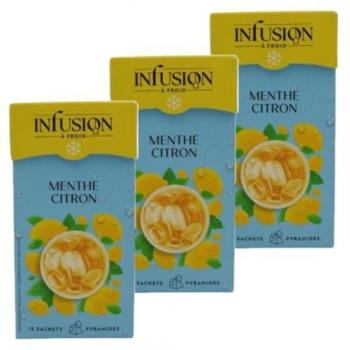 Pack 3x Infusion Menthe Citron Froid
