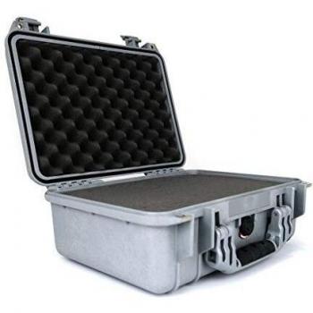Peli 1450 Maleta Gris con Espuma