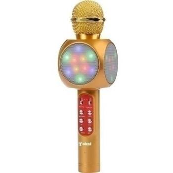 Micro enceinte karaoké avec lumières LED