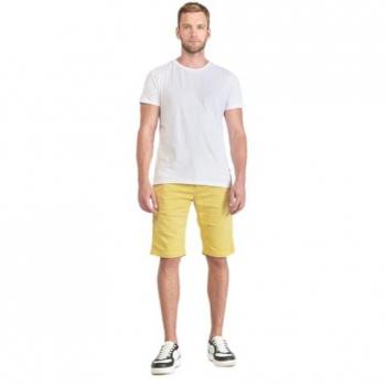 Jogg Swoop Bermuda Chino Moutarde Orange Coton