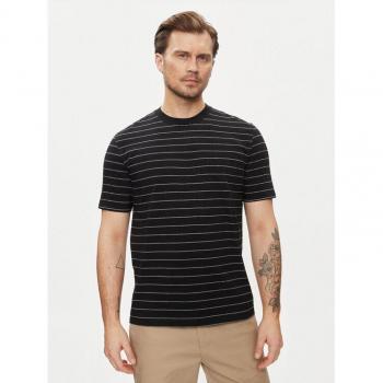 Sisley Premium T-Shirt 3QPBS103C – Schwarzer Regular Cut
