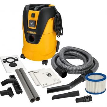 Mirka Industriale 25 L Aspiratore Umido/Secco con Tubo di Aspirazione