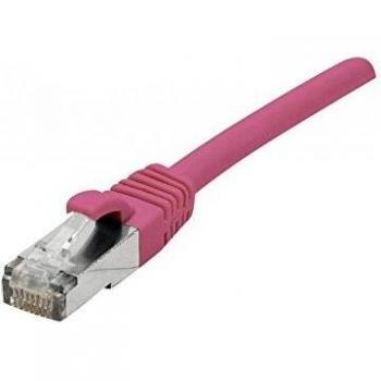 Cordon RJ45 Catégorie 6A S/FTP LSOH Snagless Rose
