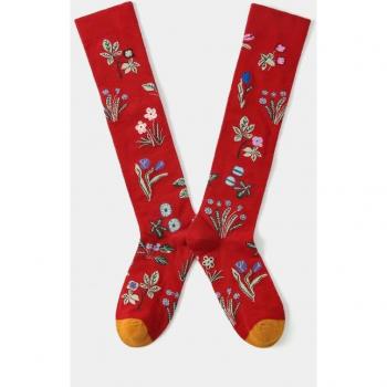 Chaussettes de skate unisexes en jacquard tendance hip hop