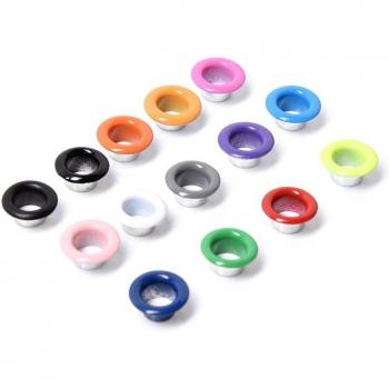 GlitzGuard 1K Colorful Fabric & Paper Eyelets