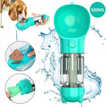 Botella Multifunción de Agua y Comida para Perros y Gatos