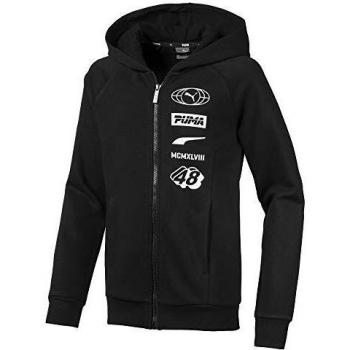 PUMA JR ALPHA FZ HOODY Boys Zip Sweatshirt