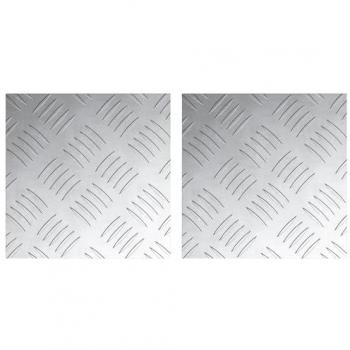 Aluminium Checker Planks 20x20 cm – 2 pezzi – non scivolanti