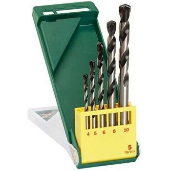 Bosch 5-Piece Twist Drill Bit Set for Masonry