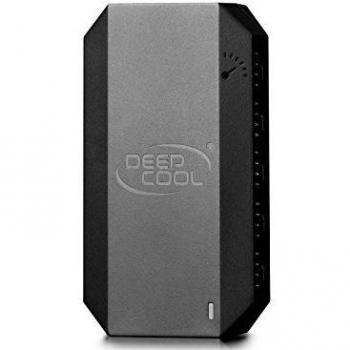 DEEPCOOL FH‑10 10‑Fan‑Hub, PWM-Modul DP‑F10PWM‑HUB in Schwarz
