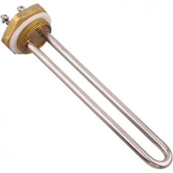 Aiicioo DN32 U Type Verwarmingselement, 1,25 Inch BSP Draad, DC 12V, 200W/300W