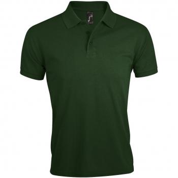 5XL Bottle Green Men's Piqué Polo Shirt