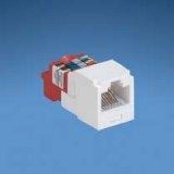 Cat‑5e RJ45 Red 8‑Port T‑Module