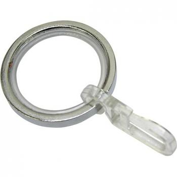 Anelli per Tende in Metallo Bronzo, 10 Unit con Inserti