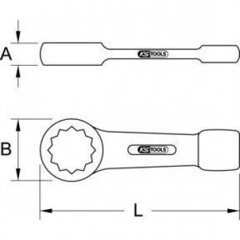 Chiave BronzPlus Inchiostro 80 mm (Poligonale)