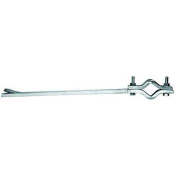 Staffa di fissaggio per antenna, Marca Metronic, Colore Grigio, Modello 450940
