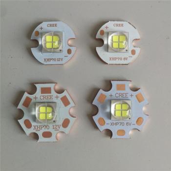 LED Epileds 7070 20W 12V 6V Emisor Blanco Frío 6500K PCB de Cobre 20mm