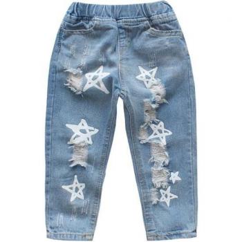 Pantalones Kids Otoño Estrella Denim