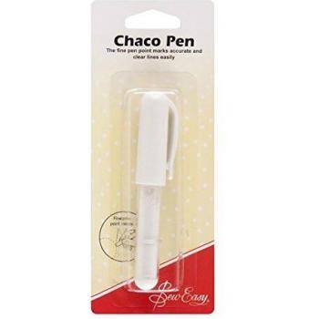 Fine Point Sew Easy Quilter’s Chalk Pen – White, 0.3 mm Tip