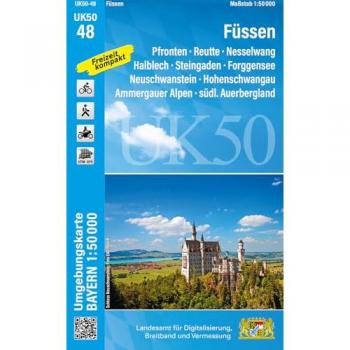 UK50-48 Füssen (Umgebungskarte 1:50000)