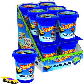 Crazed Hot Wheels Mattel Magic Slimy Slime for Kids' Rooms Children's Parties, Multicolored