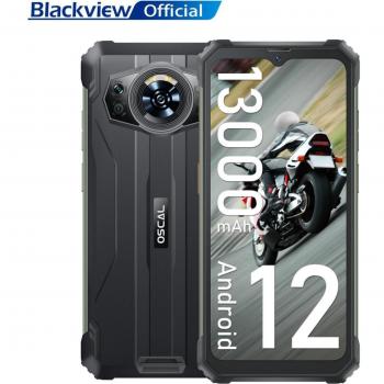 Blackview Oscal S80 Ultra 10 GB RAM, 128 GB ROM, pantalla de 6,58”, batería de 13 000 mAh, Android 12, NFC, carga rápida 33 