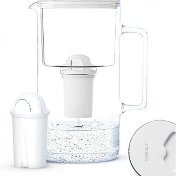 Wessper Caraffa Acqua Filtrata Trasparente