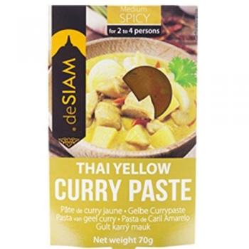 DeSIAM Gelbe Thai-Curry-Paste scharf, 70g