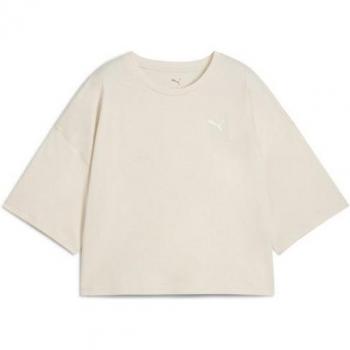 Blanc Puma T-shirt court Oversize M – Femme