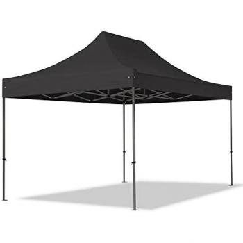 TOOLPORT 3x4,5m Faltpavillon Schwarz