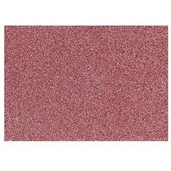 Creotime A5 Light Red Glitter Foil Sheet 148x210mm