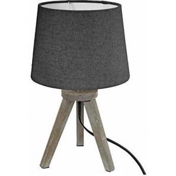 Lampe trépied en bois