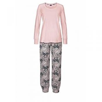 Buffalo Damen Homewear Pyjama Rosa-Gemustert Gr. 56/58