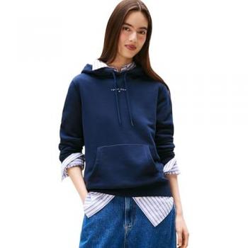 Tommy Jeans Linear‑Sweatshirt (Dunkelblau) – Regular Fit für Damen