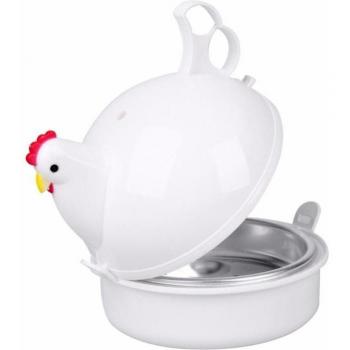 Stainless Steel Chicken Egg Poacher for Microwave