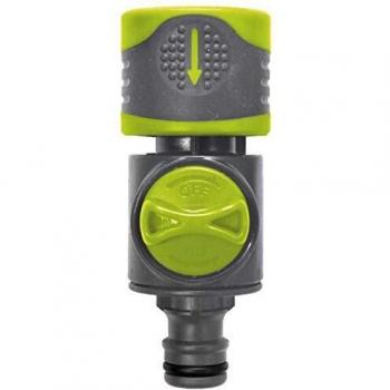 Raccord rapide pour jardin avec vanne automatique