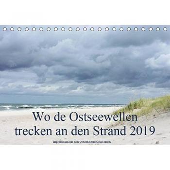 Wo de Ostseewellen trecken an den Strand 2019
