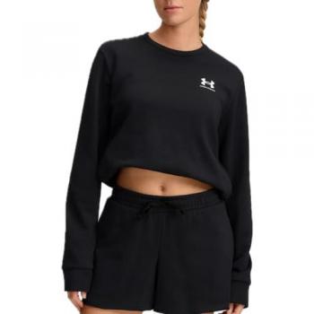 Women’s Under Armour Rival Terry Sweatshirt – Hydro Green/White