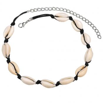 Joyería Bohemia: Pulsera y Collar de Concha Marina