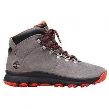Timberland Herren World Hiker Mid Outdoor-Schuhe in Grau (Grey A1Z11)