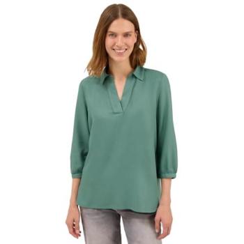 Damen‑Hemdbluse CECIL – Jewel Grüner Farbton, XS (36), 100 % Viskose