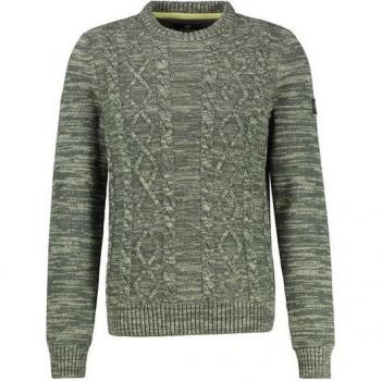LERROS Pullover mit Zopf‑mustered Knit und geripptem Saum