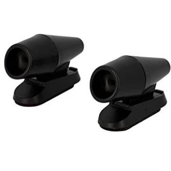 Sifflet ultrason noir Blackway avec fixation adhésive double face