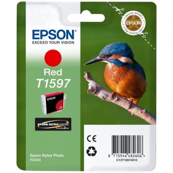 Epson T 159 T 1597 Cartuccia d'inchiostro Rosso