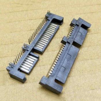 Connecteur SATA mâle 7P-15P 22 pin, prise à broches courbes