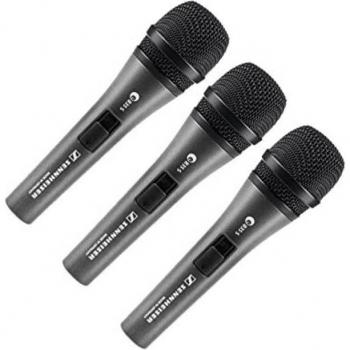 Sennheiser 3‑Pack E‑835 S Live Voice Mic Collection