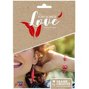 Collection porte‑chance Fimo Plume