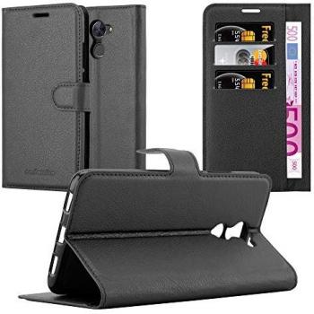Carcasa “Libro” con Soporte Integrado – Huawei Enjoy 7 Plus, Negro Fantasma