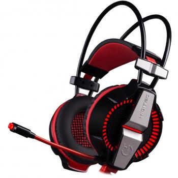 HIDITEC Ikos Kopfhörer für PC und Games, inkl. Mikrofon (USB, Neodym‑Lautsprecher)