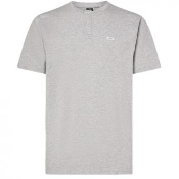 T-shirt Oakley Relax Henley 2.0 XL grigio